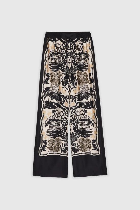 26SS 에르마노 피렌제 팔라초 팬츠 D48EP081EC8 MFB61 Mandorla ecru nero