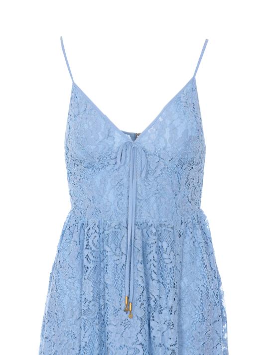 26SS 마이클 코어스 미디 원피스 MS683HQKQ9 424 Blue - MICHAEL KORS