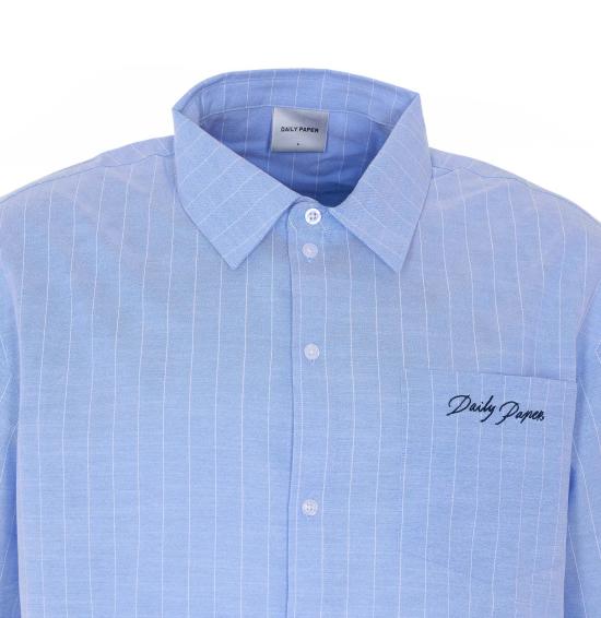 26SS 데일리 페이퍼 반팔 셔츠 2610036 BLUE Blue - DAILY PAPER
