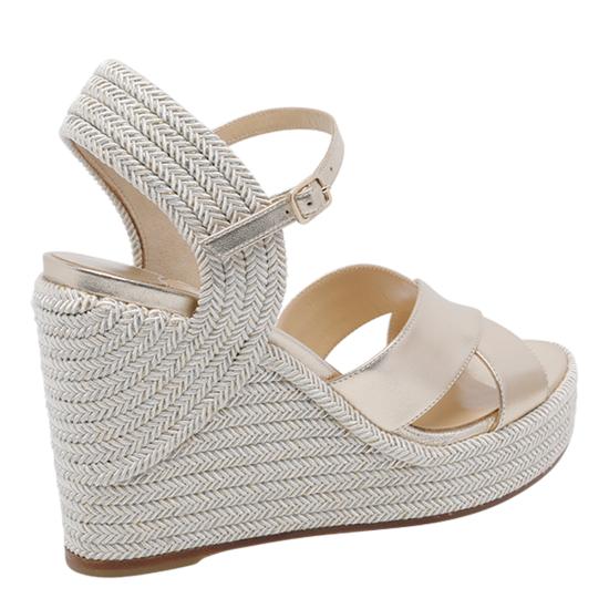 26SS 지미추 샌들 DELLENA 100 NMWCHAMPAGNE CHAMPAGNE MIX Golden - JIMMY CHOO