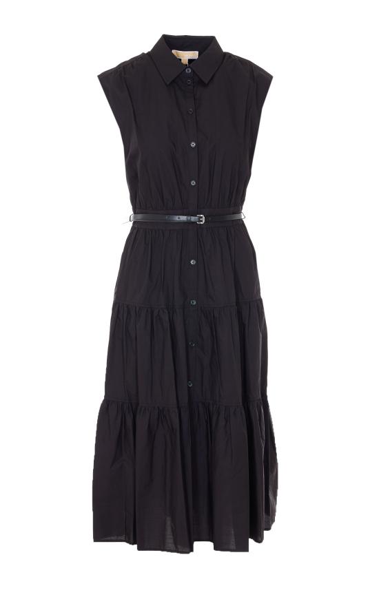 26SS 마이클 코어스 미디 원피스 MS683I5KLZ 001 Black