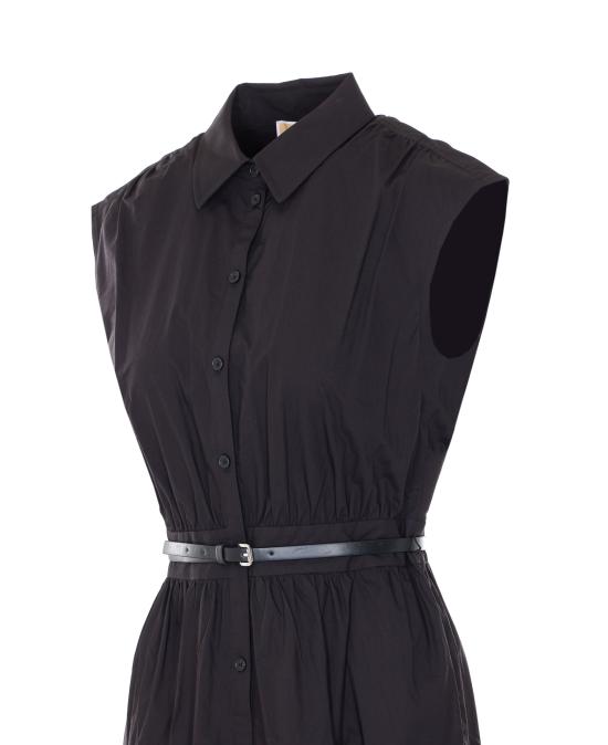 26SS 마이클 코어스 미디 원피스 MS683I5KLZ 001 Black - MICHAEL KORS