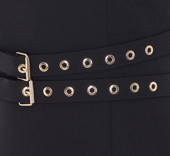 26SS 리우조 미디 원피스 CA6223T2200 22222 Black - LIU JO