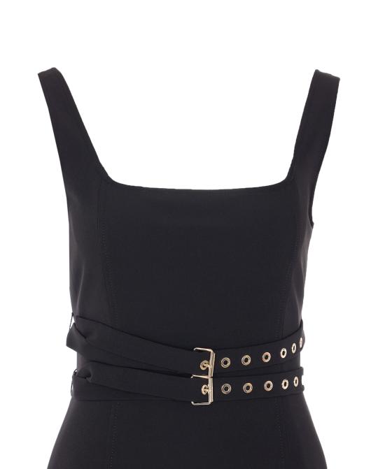 26SS 리우조 미디 원피스 CA6223T2200 22222 Black - LIU JO