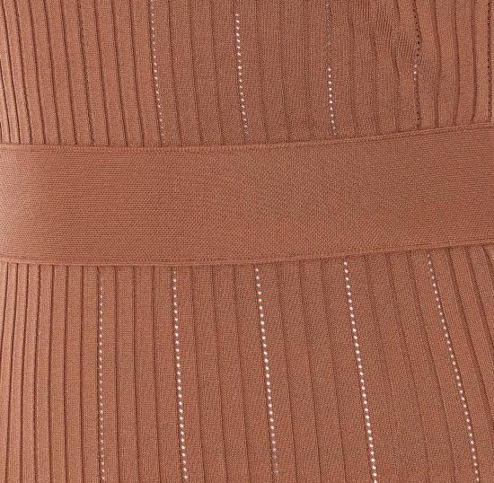 26SS 엘리자베타프랜치 미디 원피스 AM18S61E2 600 Brown - ELISABETTA FRANCHI