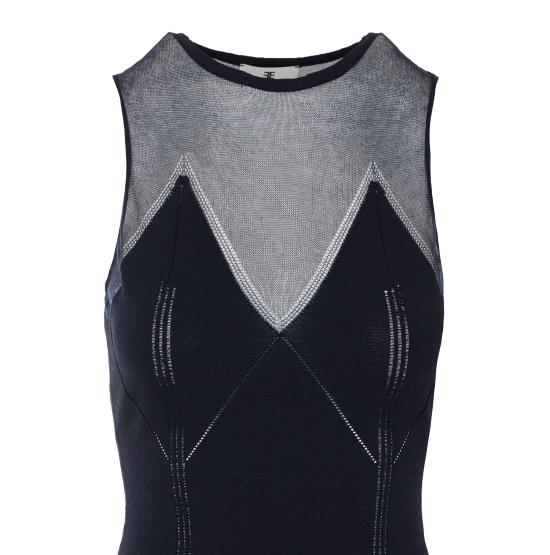 26SS 엘리자베타프랜치 미디 원피스 AM91Q61E2 110 Black - ELISABETTA FRANCHI