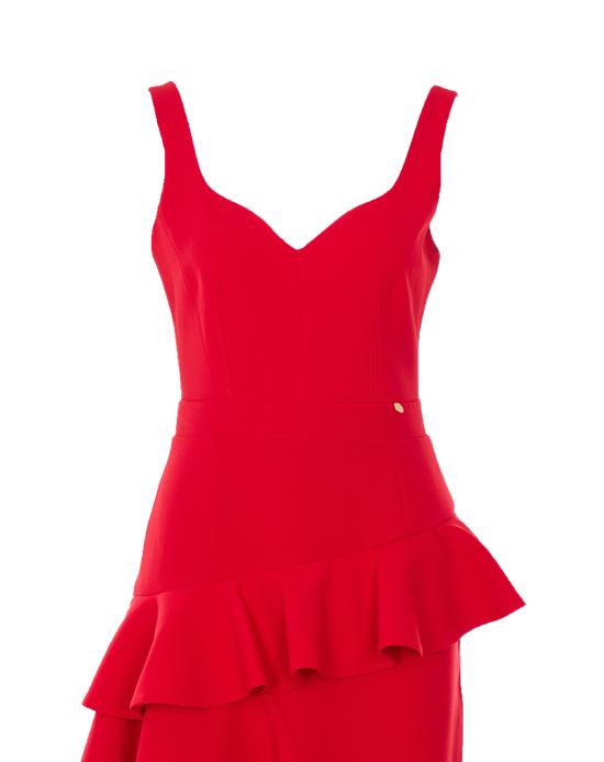 26SS CATALINA 미디 원피스 S26CAT7430 ROSSO Red - OTHER BRANDS