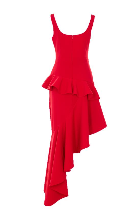 26SS CATALINA 미디 원피스 S26CAT7430 ROSSO Red - OTHER BRANDS