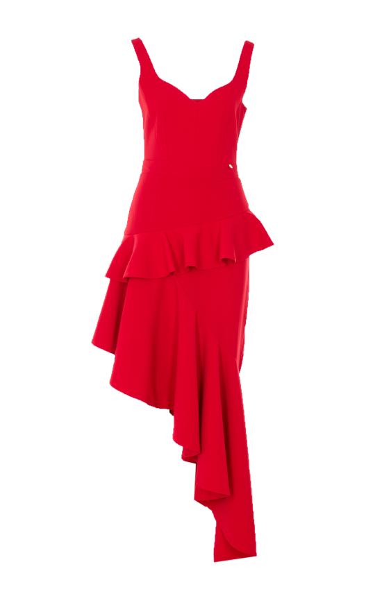 26SS CATALINA 미디 원피스 S26CAT7430 ROSSO Red