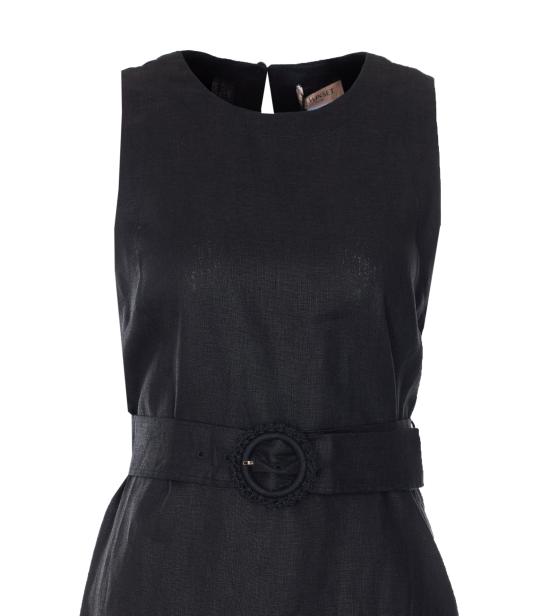 26SS 트윈셋 미디 원피스 261TT2180 00006 Black - TWINSET