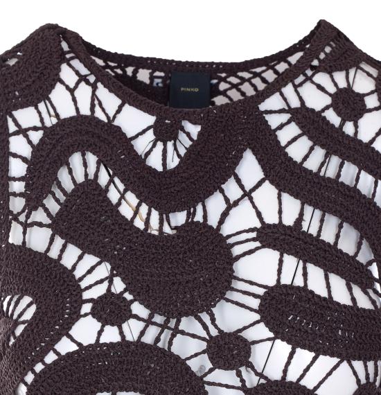 26SS 핑코 긴팔 티셔츠 106438 A354M05 Brown - PINKO