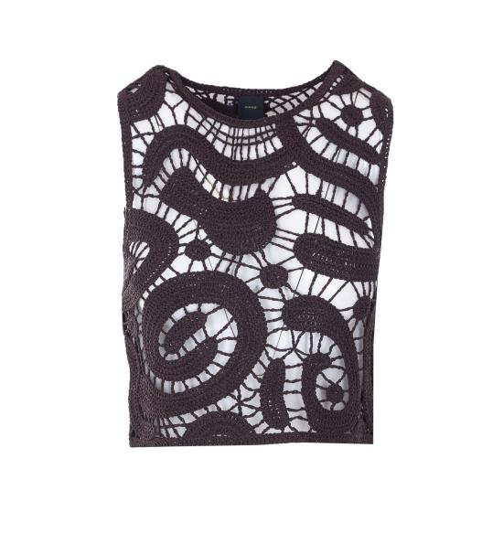 26SS 핑코 긴팔 티셔츠 106438 A354M05 Brown