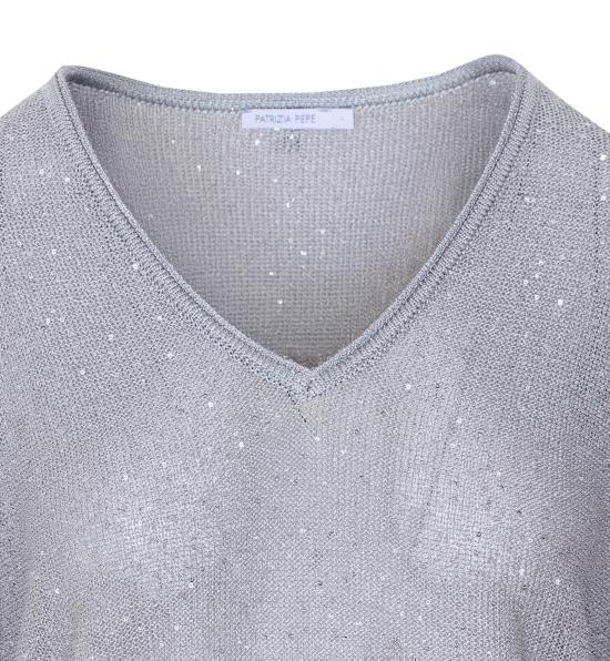26SS 파트리지아페페 스웨터 8K0403 K319S766 Silver - PATRIZIA PEPE