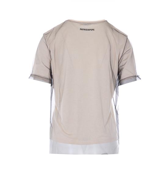 26SS 파트리지아페페 반팔 티셔츠 8M1815 J370J4U3 White - PATRIZIA PEPE