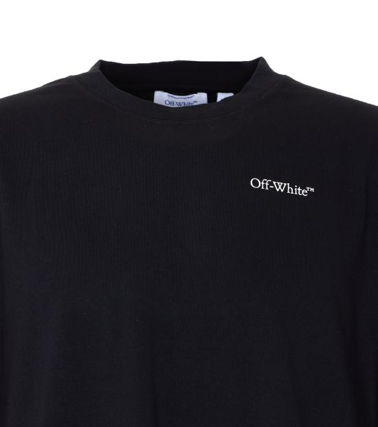 26SS 오프화이트 반팔 티셔츠 OMAA120S26JER008 0001 Black - OFF WHITE