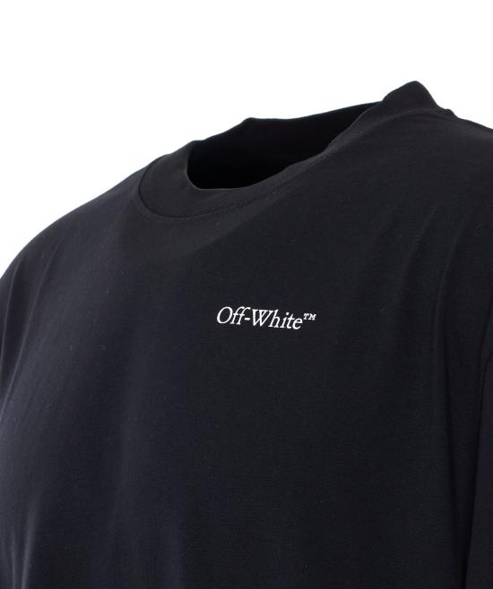 26SS 오프화이트 반팔 티셔츠 OMAA120S26JER008 0001 Black - OFF WHITE