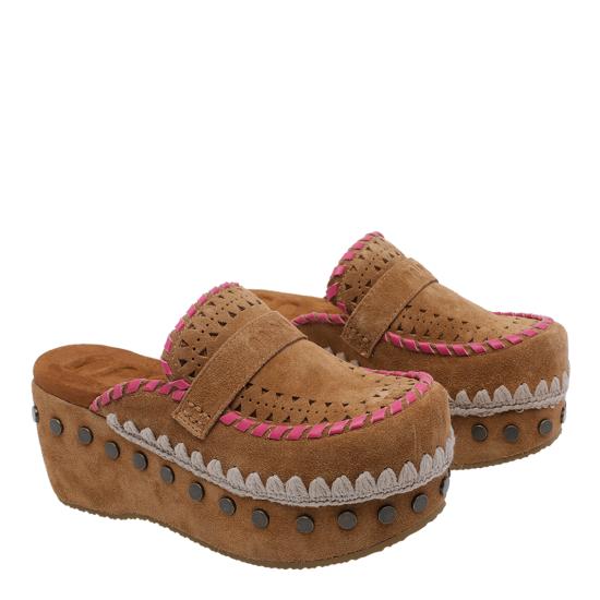 26SS 모우 뮬/슬리퍼 611004A COG Brown - MOU