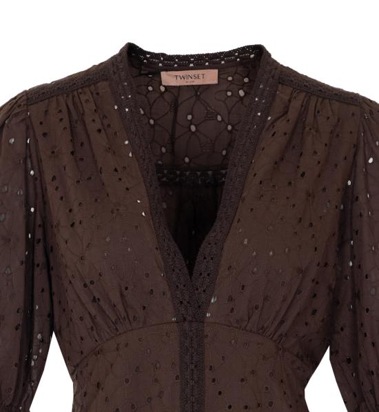 26SS 트윈셋 미디 원피스 261TF2111 12110 Brown - TWINSET