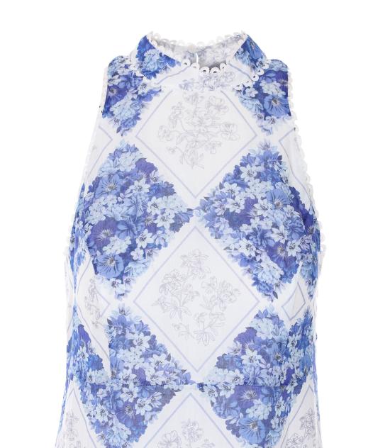 26SS 트윈셋 미디 원피스 261TP213B 13405 Blue - TWINSET