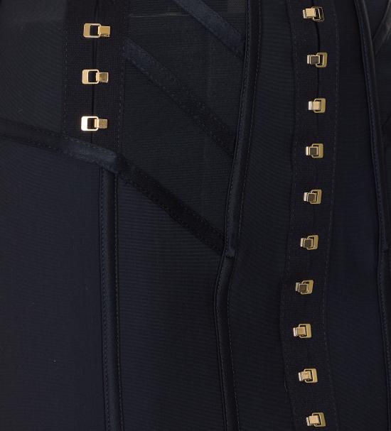 26SS 엘리자베타프랜치 미디 스커트 GO17962E2 110 Black - ELISABETTA FRANCHI