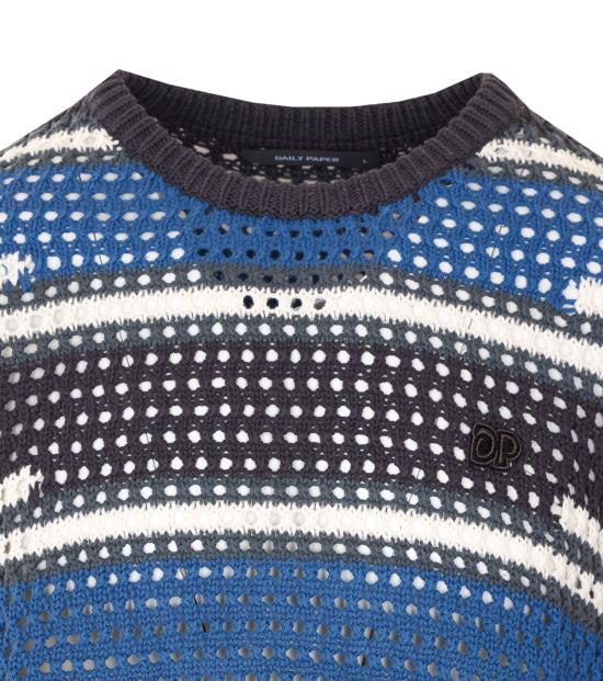 26SS 데일리 페이퍼 반팔 티셔츠 2610006 WOODLAND GREY Blue - DAILY PAPER