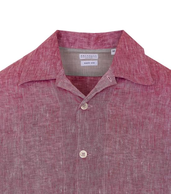 26SS 브루넬로 쿠치넬리 이지 핏 리넨 셔츠 MM6840618 C151 - BRUNELLO CUCINELLI