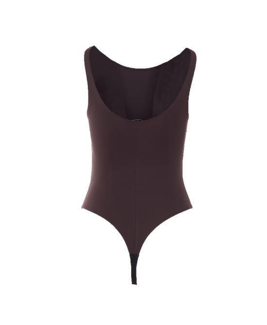 26SS 엘리자베타프랜치 바디수트 티셔츠 BO03462E2 EV9 Brown - ELISABETTA FRANCHI