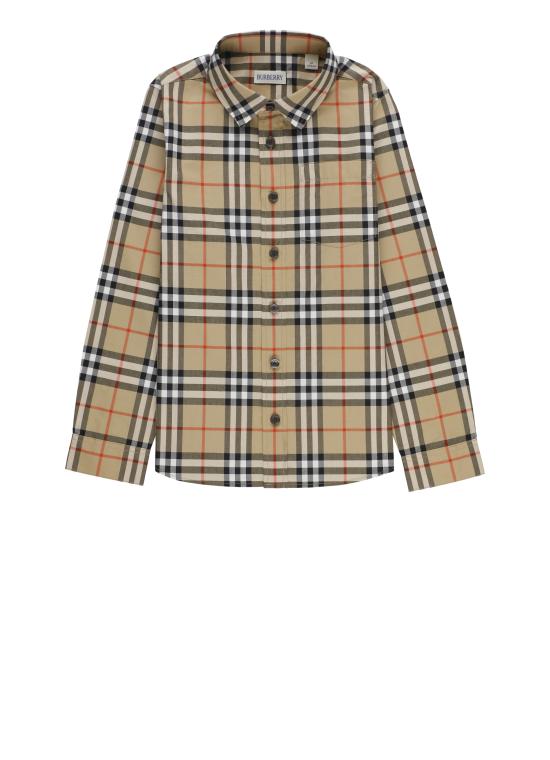 26SS [키즈] 버버리 셔츠 8117166 KB5 OWEN LS CHK EB9368 Beige