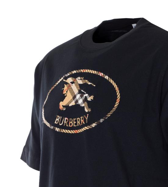 26SS 버버리 반팔 티셔츠 8123436 A1189 Black - BURBERRY