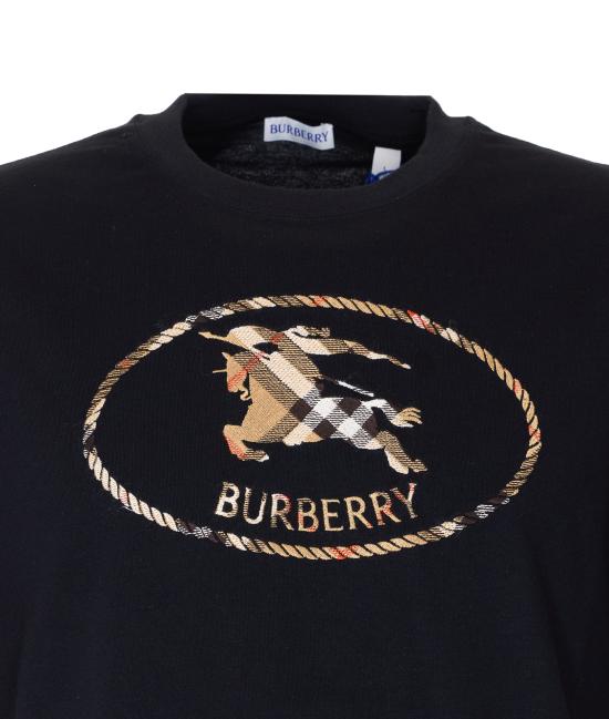 26SS 버버리 반팔 티셔츠 8123436 A1189 Black - BURBERRY