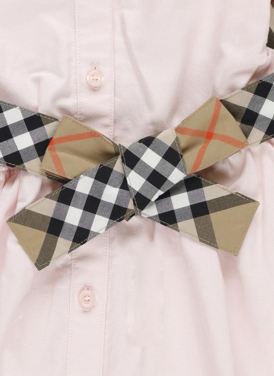 26SS [키즈] 버버리 원피스 8117379 KG2 JUILIET CHK TUA1439 Pink - BURBERRY
