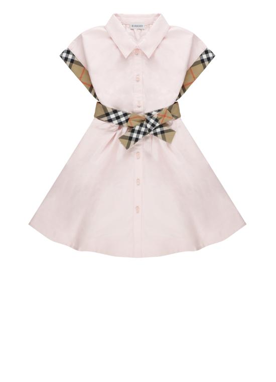 26SS [키즈] 버버리 원피스 8117379 KG2 JUILIET CHK TUA1439 Pink