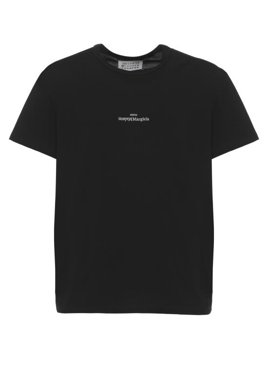 25FW 마르지엘라 반팔 티셔츠 S30GC0701 S22816900 Black