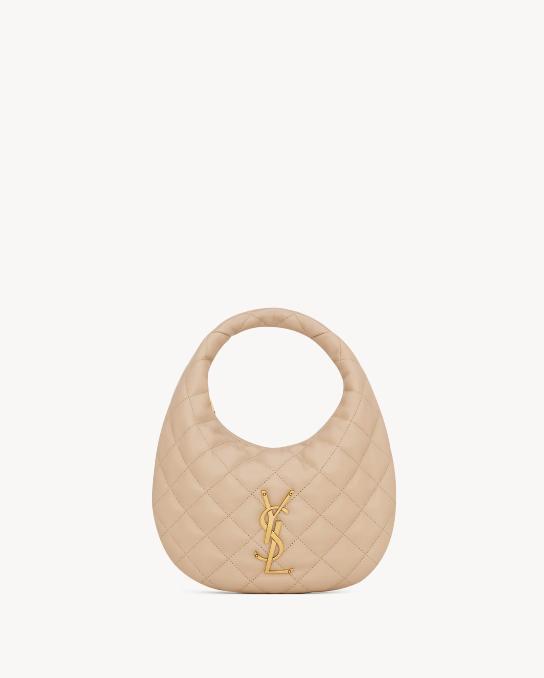 26SS 생로랑 이카리노 퀼티드 나파 토트백 851689AAANG 2721 DARK BEIGE