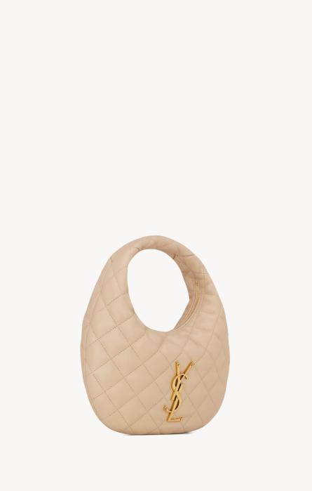 26FW 생로랑 이카리노 퀼티드 나파 토트백 851689AAANG 2721 DARK BEIGE - SAINT LAURENT