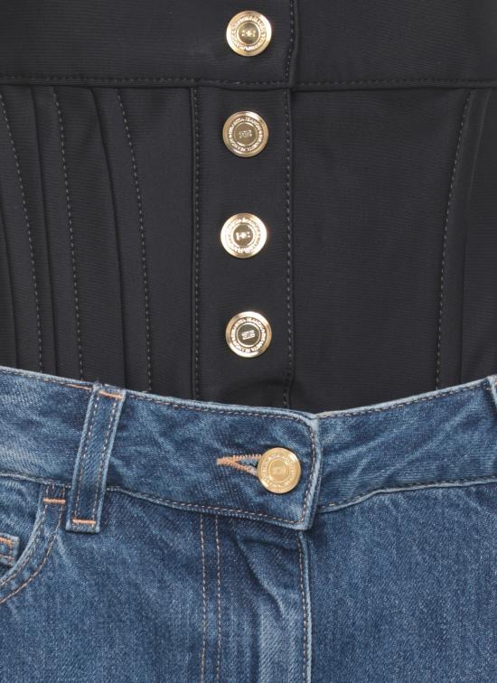 25FW 엘리자베타프랜치 데님 팬츠 PJ15I56E2 EI1 Blue - ELISABETTA FRANCHI