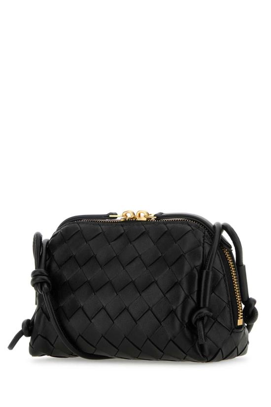 26FW 보테가베네타 인트레치아토 콘서트 파우치 794258VCPP1 8425 Black - BOTTEGA VENETA