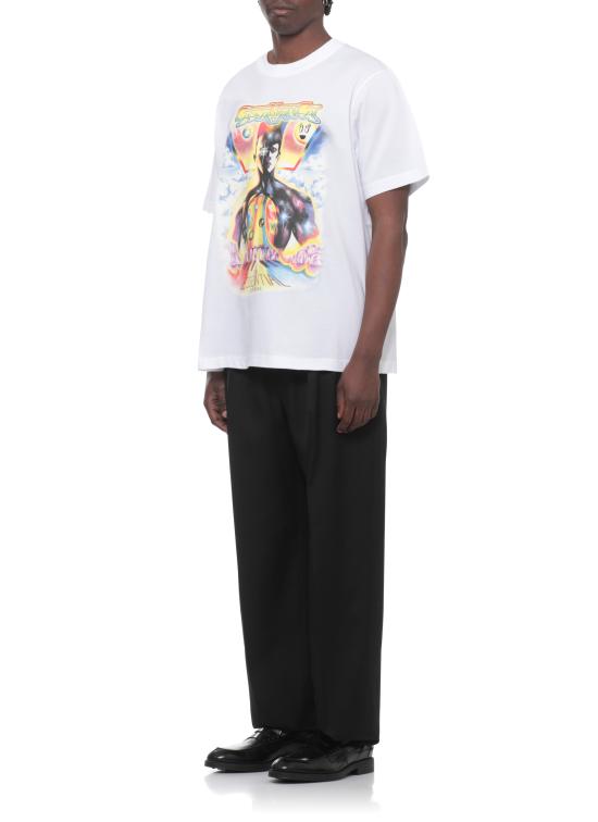 26SS 카사블랑카 반팔 티셔츠 MSP26JTS05601 BRIGHT WHITE COTTON White - CASABLANCA