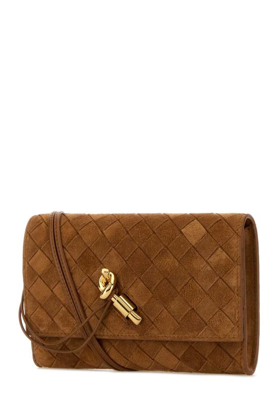 26SS 보테가베네타 안디아모 파우치 온 스트랩 836940V5ZZ9 2599 Camel - BOTTEGA VENETA