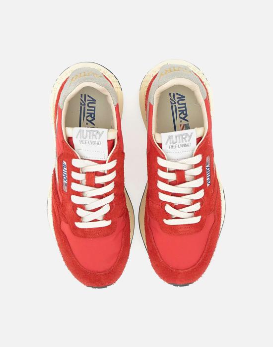 26SS 오트리 릴윈드 스니커즈 WWLW NC06 WHITE RED DOM - AUTRY