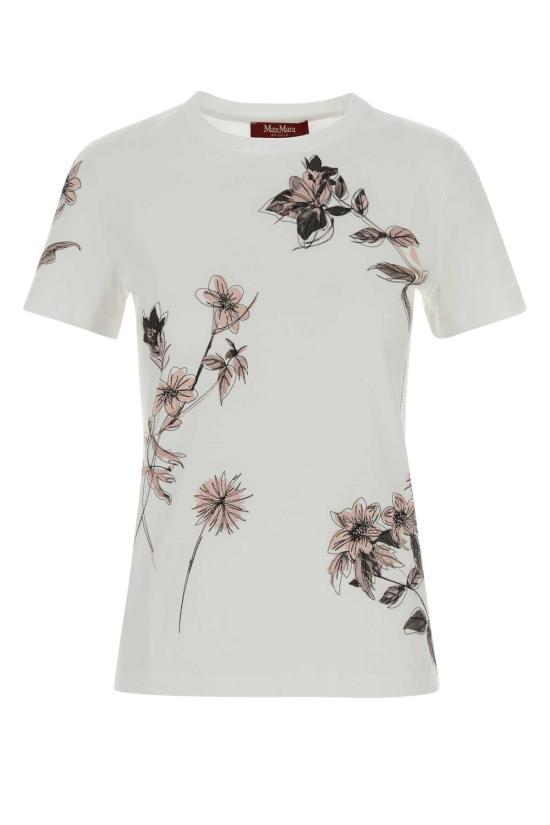 26SS 막스마라 스튜디오 반팔 티셔츠 2616971011600 005 White