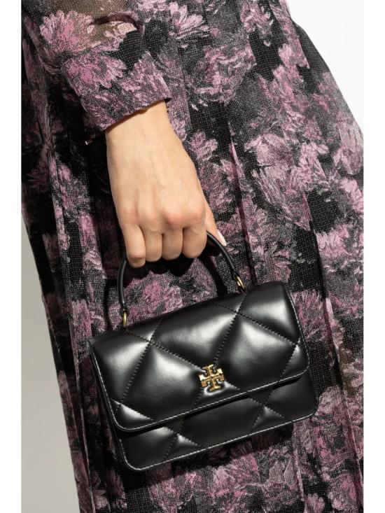 26SS 토리버치 키라 다이아몬드 퀼트 체인 숄더백 158326001 Black - TORY BURCH