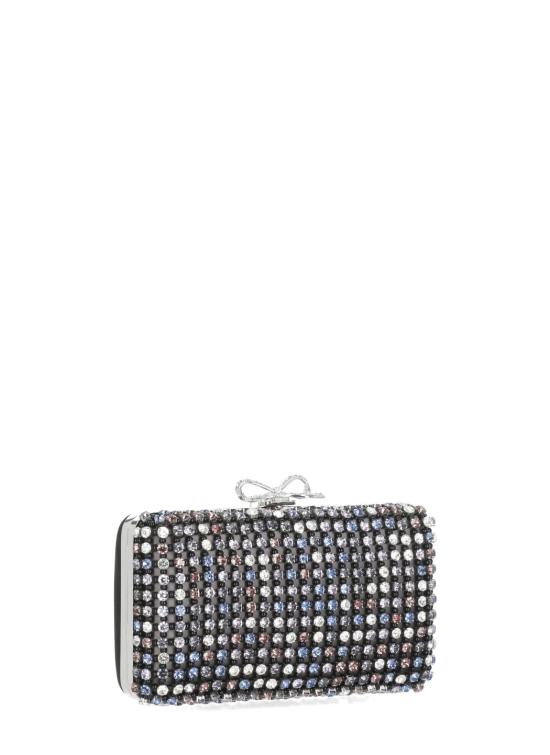 26SS 셀프 포트레이트 클러치/파우치 RS26305BMU CRYSTAL CHAINMAILMULTI COLOURE Black - SELF PORTRAIT