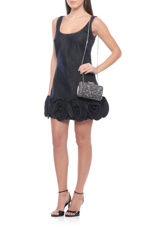 26SS 셀프 포트레이트 클러치/파우치 RS26305BMU CRYSTAL CHAINMAILMULTI COLOURE Black - SELF PORTRAIT