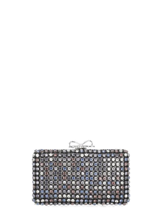 26SS 셀프 포트레이트 클러치/파우치 RS26305BMU CRYSTAL CHAINMAILMULTI COLOURE Black - SELF PORTRAIT