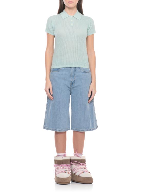 26SS 게스트 인 레지던스 폴로 티셔츠 W10111WF SEA Green - GUEST IN RESIDENCE