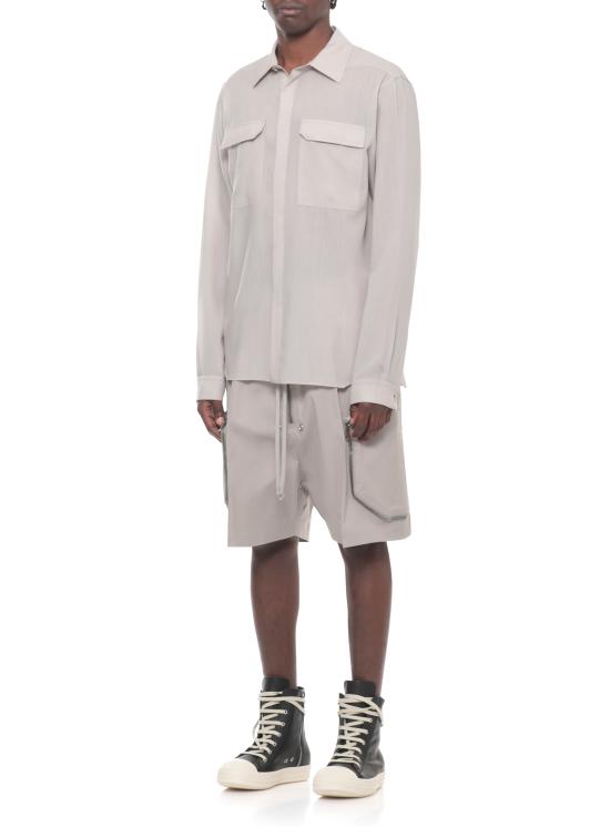 26SS 릭 오웬스 긴팔 셔츠 RU01F2291 WG08 Beige - RICK OWENS