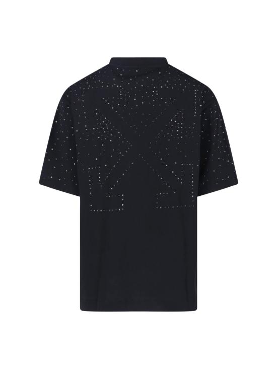 26SS 오프화이트 반팔 티셔츠 44MAA120S26J01E101 BLACK WHITE Black - OFF WHITE