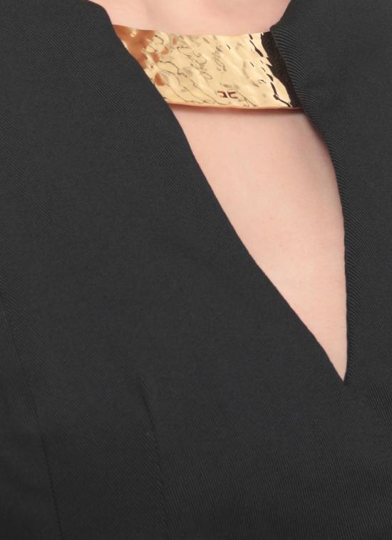 26SS 엘리자베타프랜치 미디 원피스 AB85661E2 110 Black - ELISABETTA FRANCHI