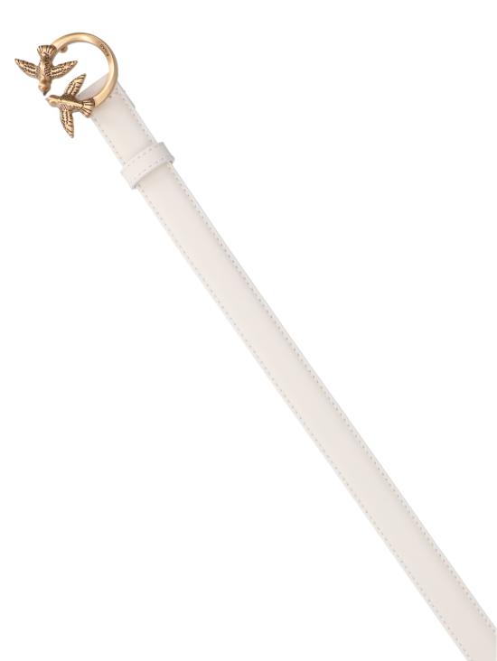 26SS 핑코 레귤러 벨트 100143 A0F1 Z14Q White - PINKO